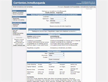 Tablet Screenshot of corrientes.inmobusqueda.com.ar
