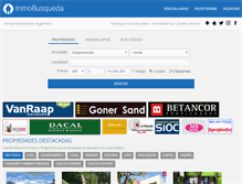 Tablet Screenshot of inmobusqueda.com.ar