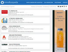 Tablet Screenshot of inmobiliarias.inmobusqueda.com.ar